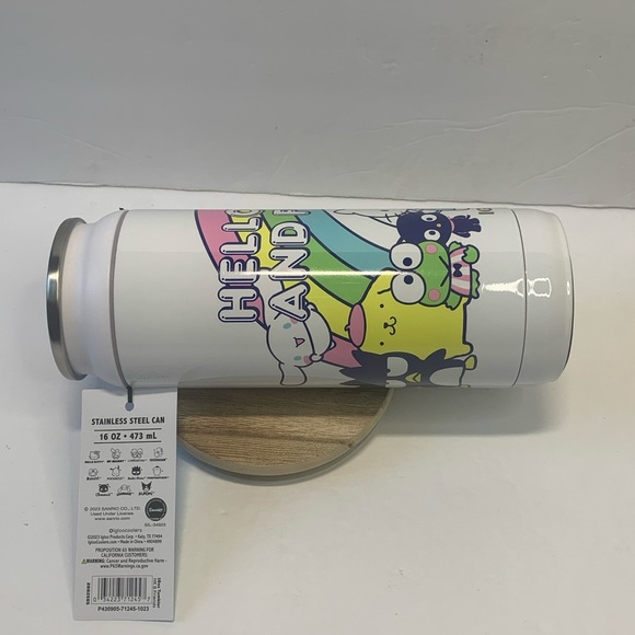 NWT Hello Kitty & Friends 16 oz Can Cooler White - Picture 7 of 8